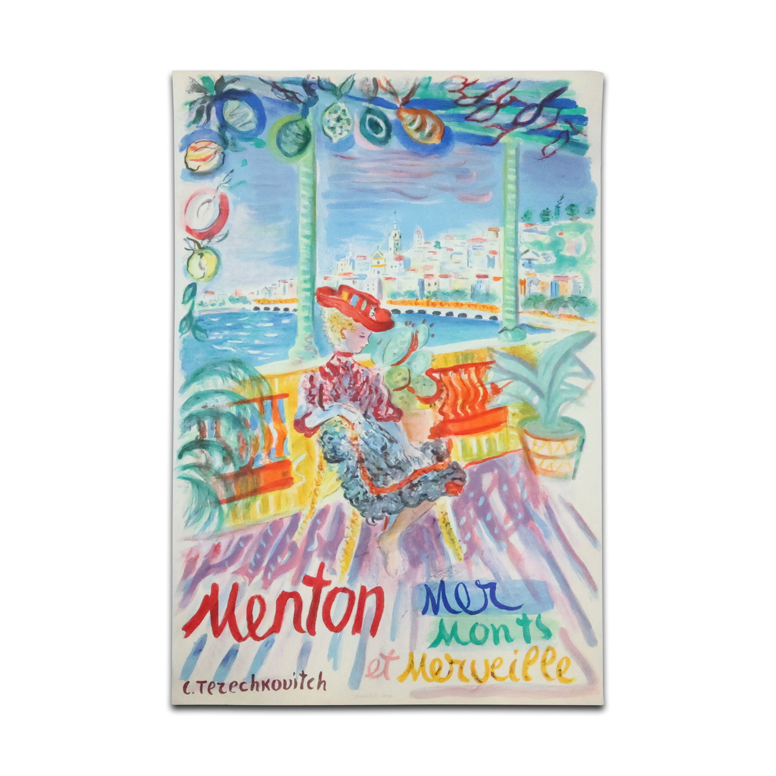 KOSTIA TERECHKOVITCH, (RUSSIA 1902 - 1978), FRENCH MENTON POSTER, 1962 (1 of 20)