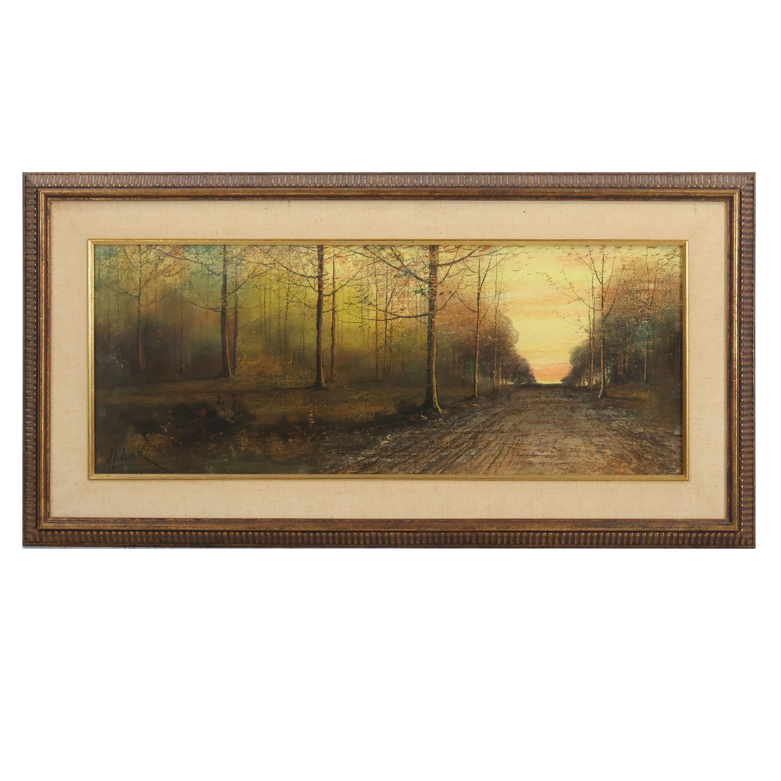 Harry Linder (1886 - 1931) was active/lived in California / Finland, Pastel Landscape, Signed (1 of 14)