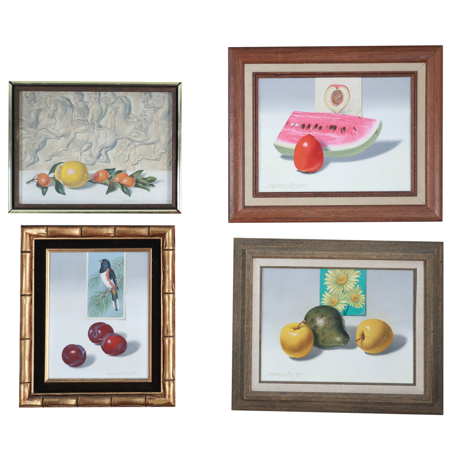 4 Assorted Still Life Oil Paintings by Lawrence Austin (1 of 20)