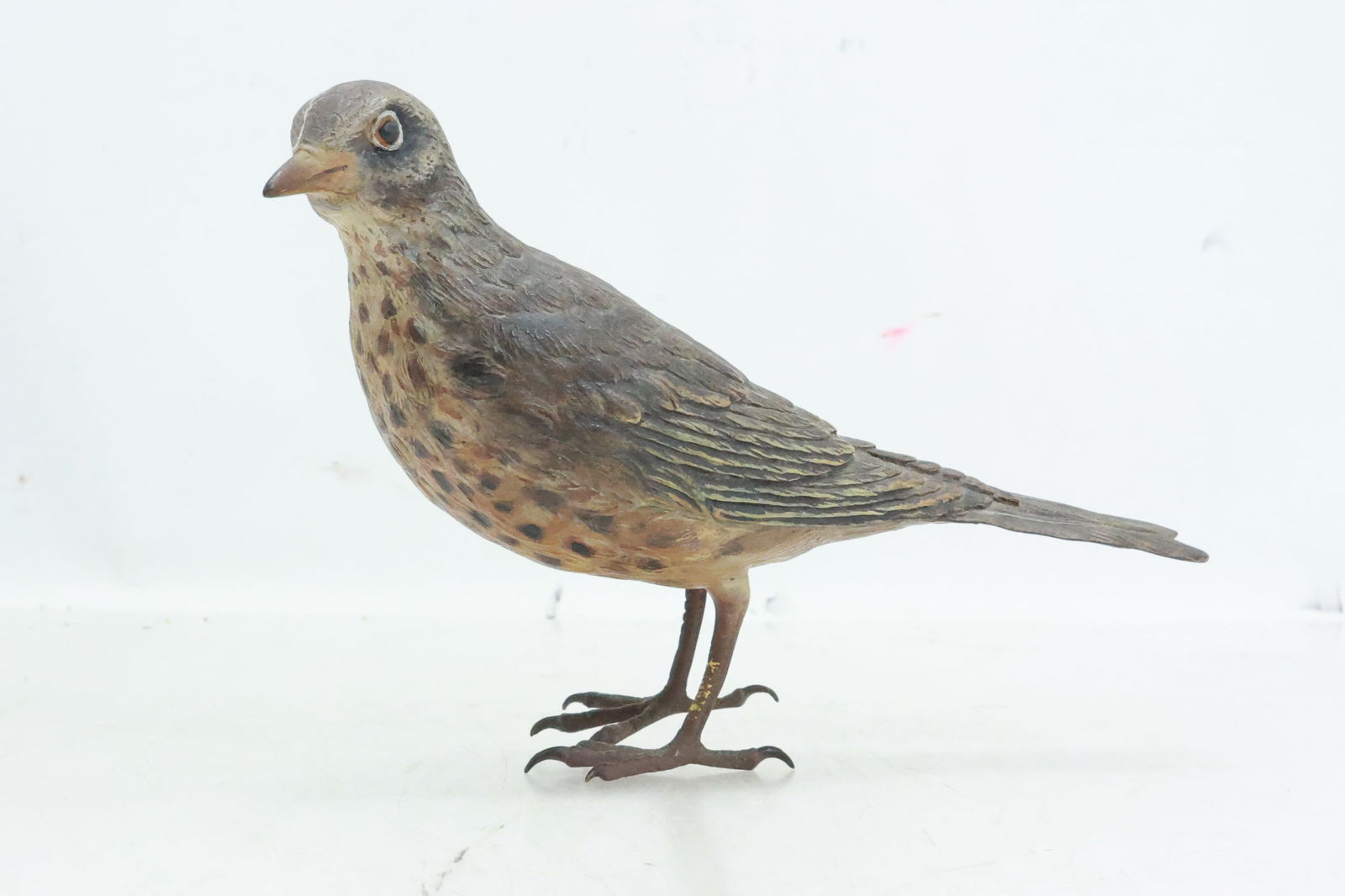 Cold Paint Vienna Bronze Bird Figure 5 in. height x 7.5 in. length (1 of 12)