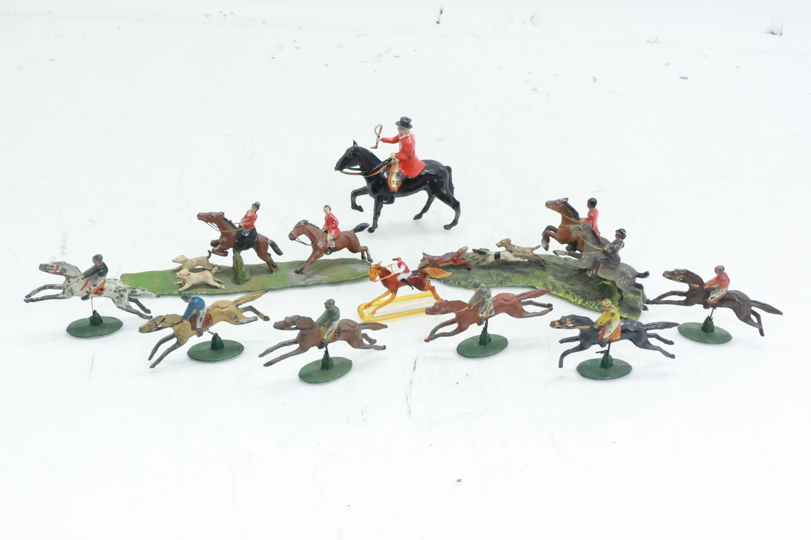 Assorted Cast Metal Toy Equestrian Horses in Original Paint (1 of 18)