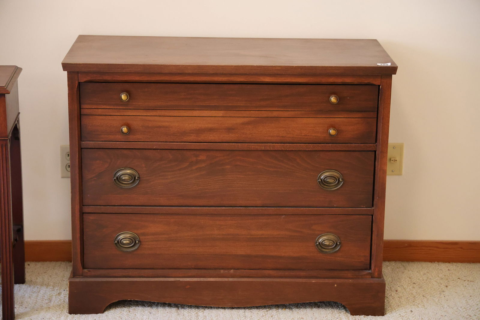 Vintage Country Pine 3-Drawer Dresser Chest 31 in. height x 38 in. length x 18 in. depth (1 of 8)