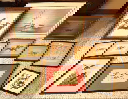 Estate Grouping 11 Assorted Prints and Pictures, Various Subject Matter (1 of 13)