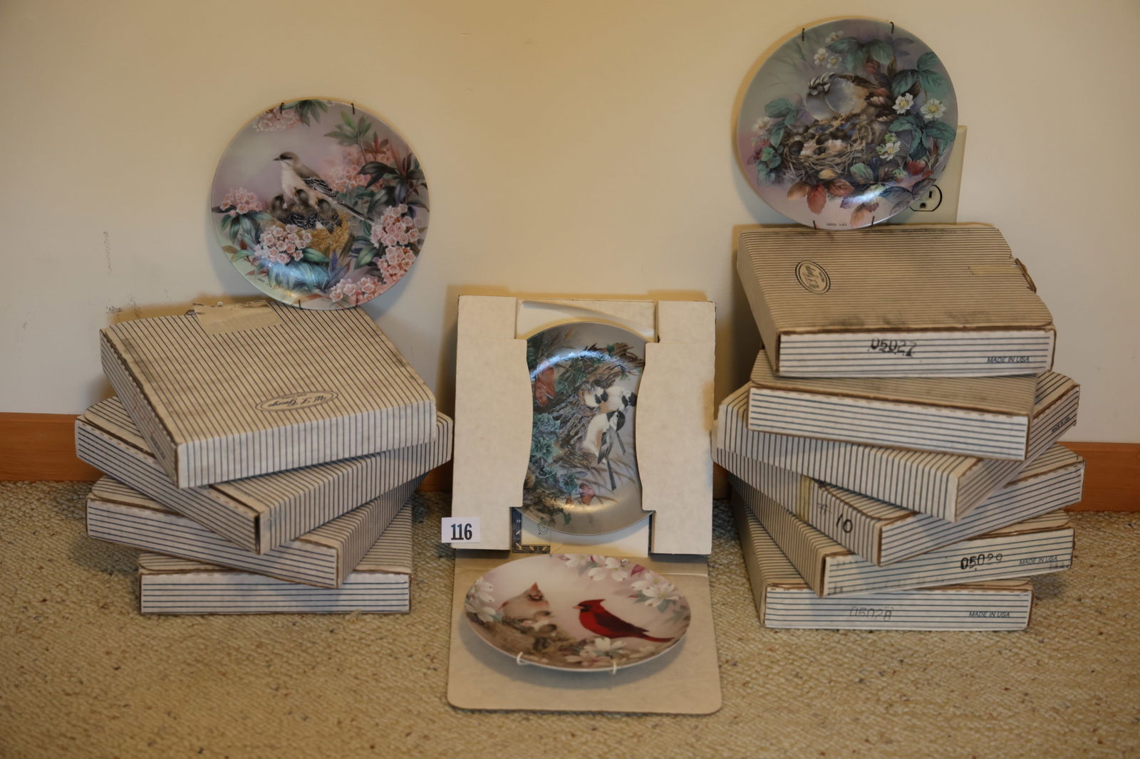14 Assorted BIRD Collector's Plates, Bradford Exchange. Original Boxes, 8.5 in. diameter (1 of 7)