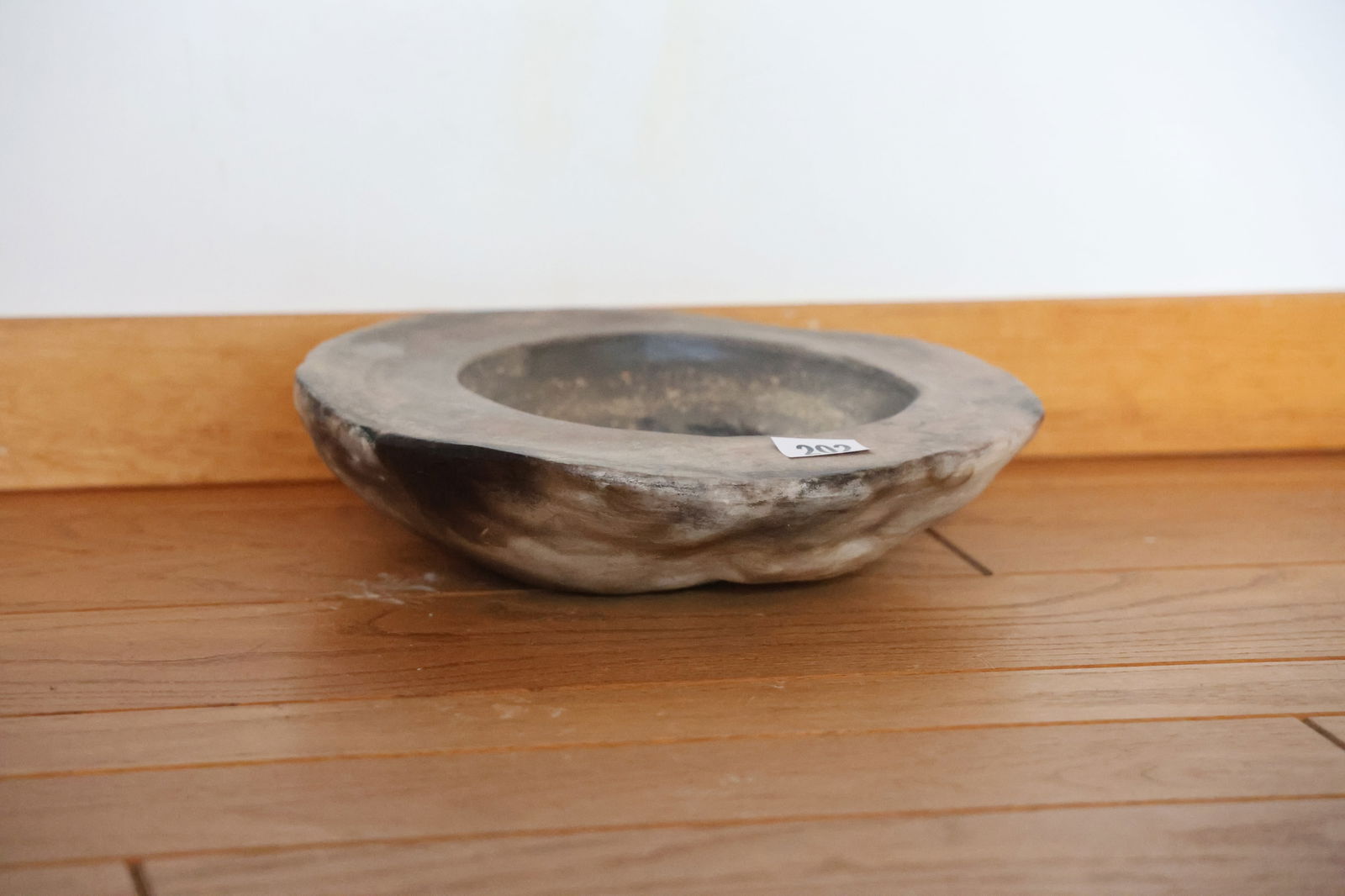 Signed Pauline Mitchell Studio Art Pottery Bowl 3 in. height x 13 inches diameter (1 of 6)