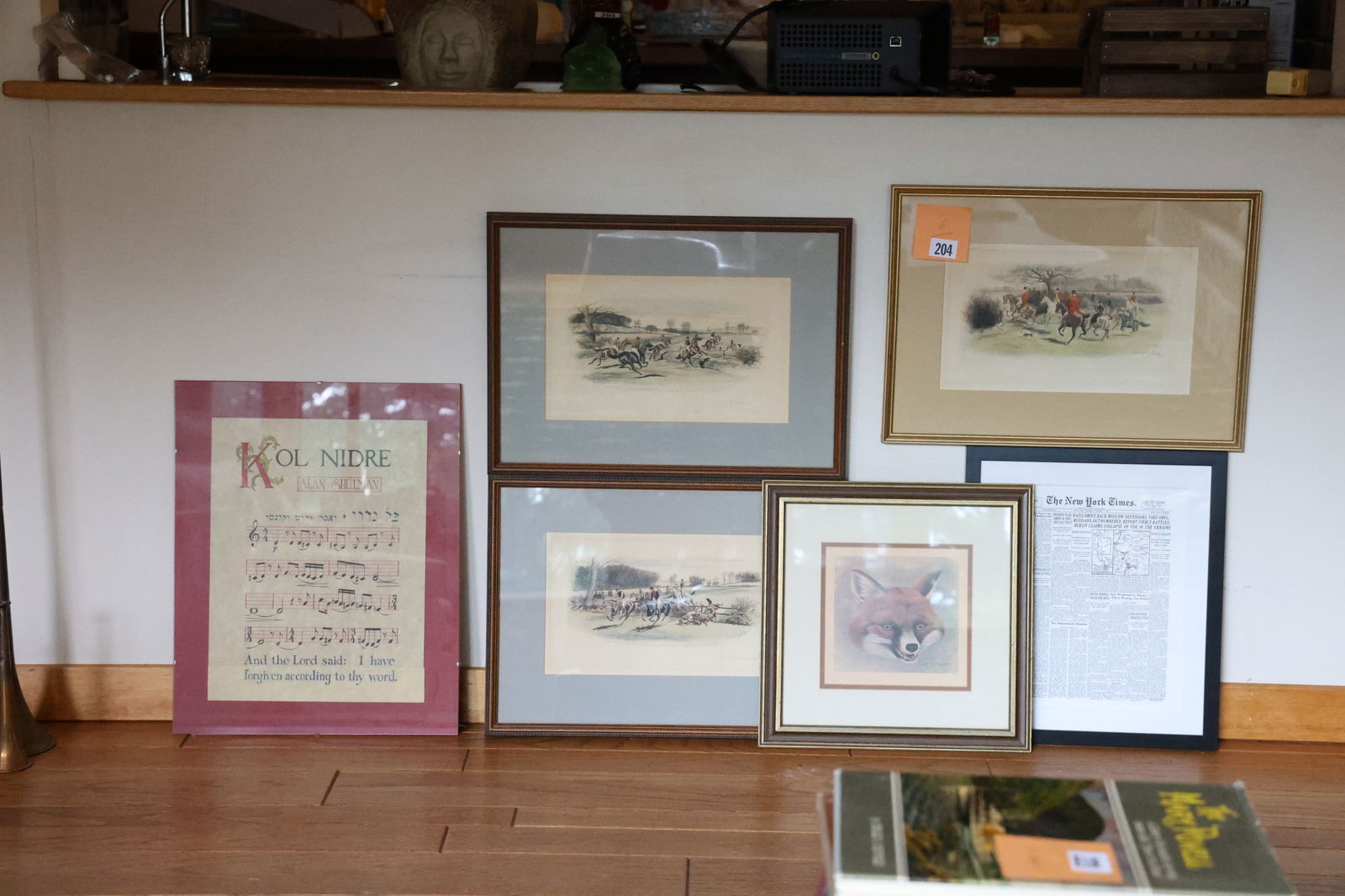 6 Assorted Prints Equestrian, Fox, Other - See Pictures (1 of 10)
