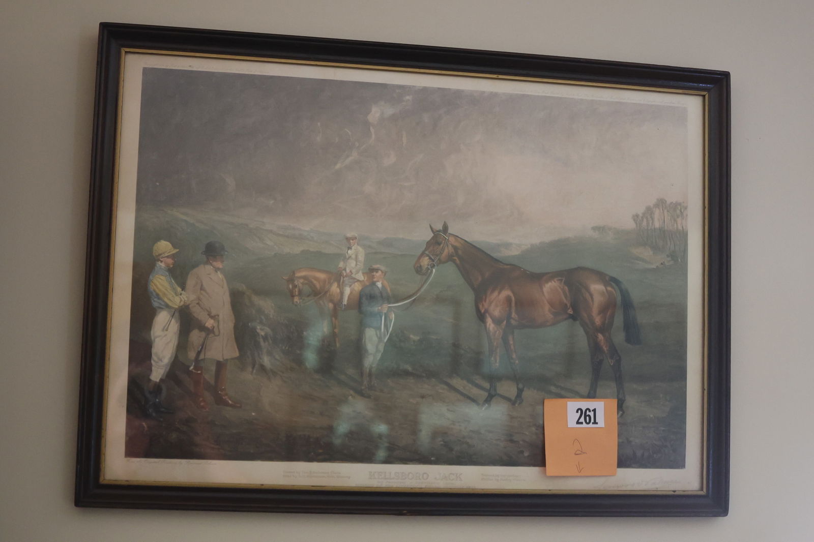 2 Vintage Framed Pictures "Kellsboro Jack" and Hunting Dog (1 of 7)