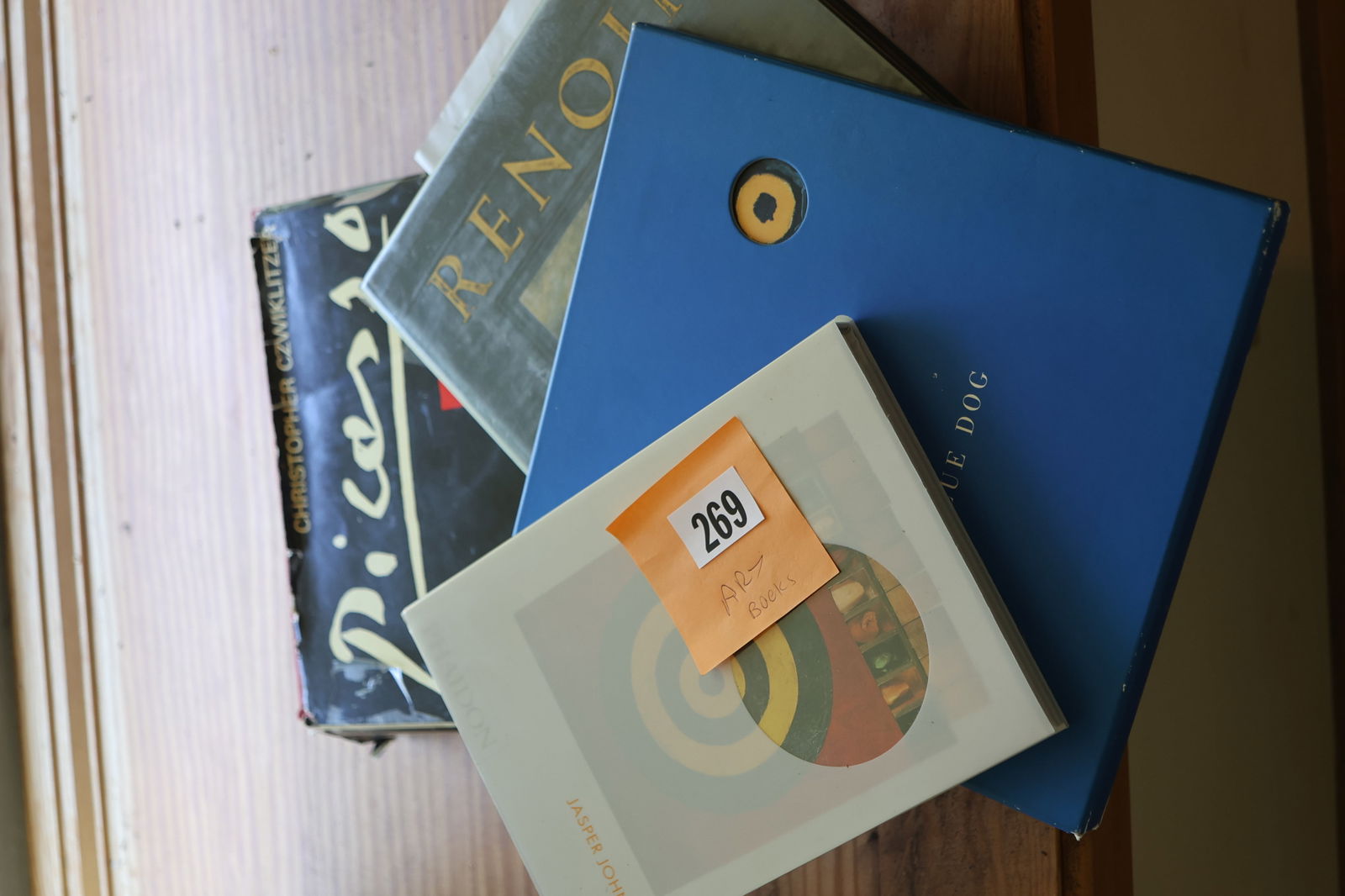 4 Assorted Art Books: Picasso, Renoir, Blue Dog - SEE PICTURES (1 of 3)