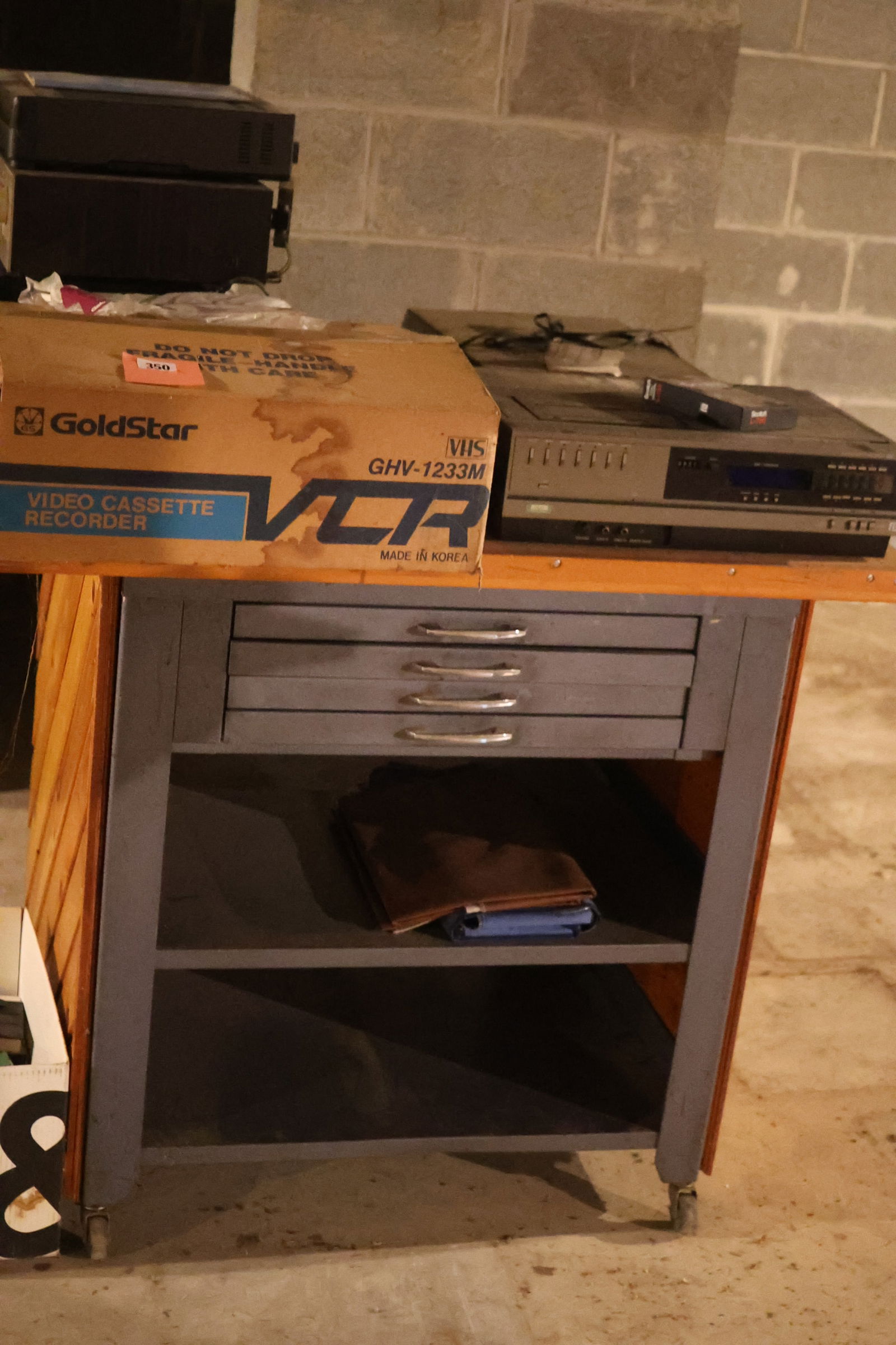 Basement:  Grouping of Electronics / Cabinet: SEE PICTUES - TAKE WHAT YOU WANT, LEAVE UNWANTED FOR D (1 of 6)