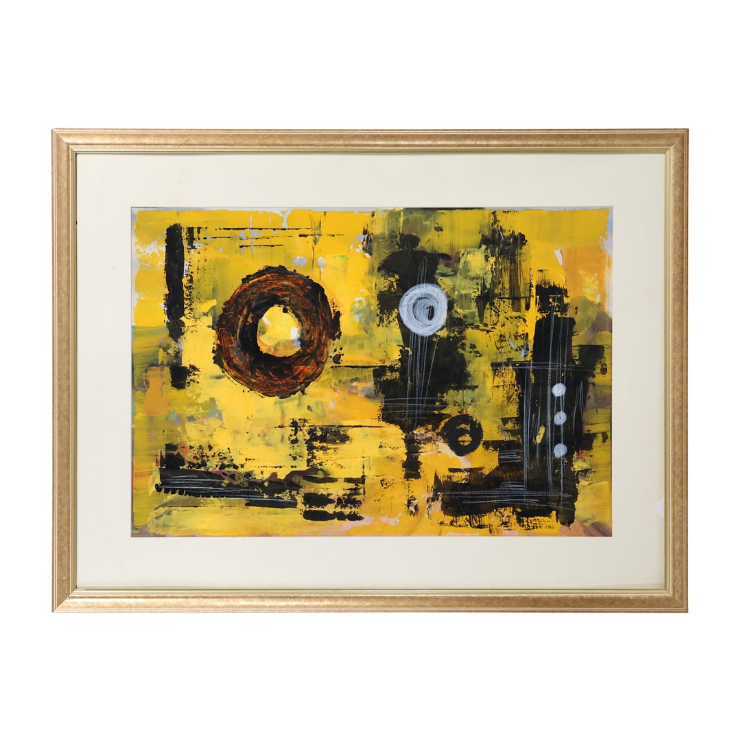 Dennis Sakelson, 20th C. American, Large Oil on Canvas Painting  Abstract Composition. (1 of 14)