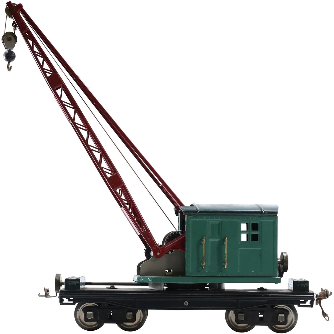 Lionel Lines Train Crane No. 219 "Lifting Capacity 20 Tons" - Original Condition: Lionel Lines Train Crane No. 219 "Lifting Capacity 20 Tons" - Original Condition size: 16.25 x 16 x 3.75 Shelf: D