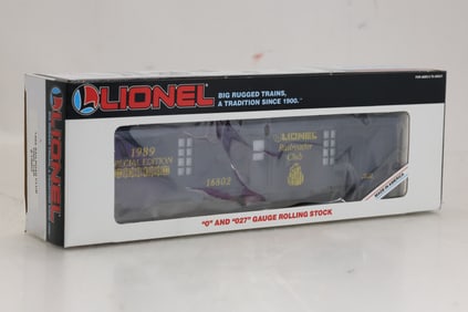 Lionel O #6-16802 Special Edition 1989 Railroader Club Tool Car - NIB ~ T762