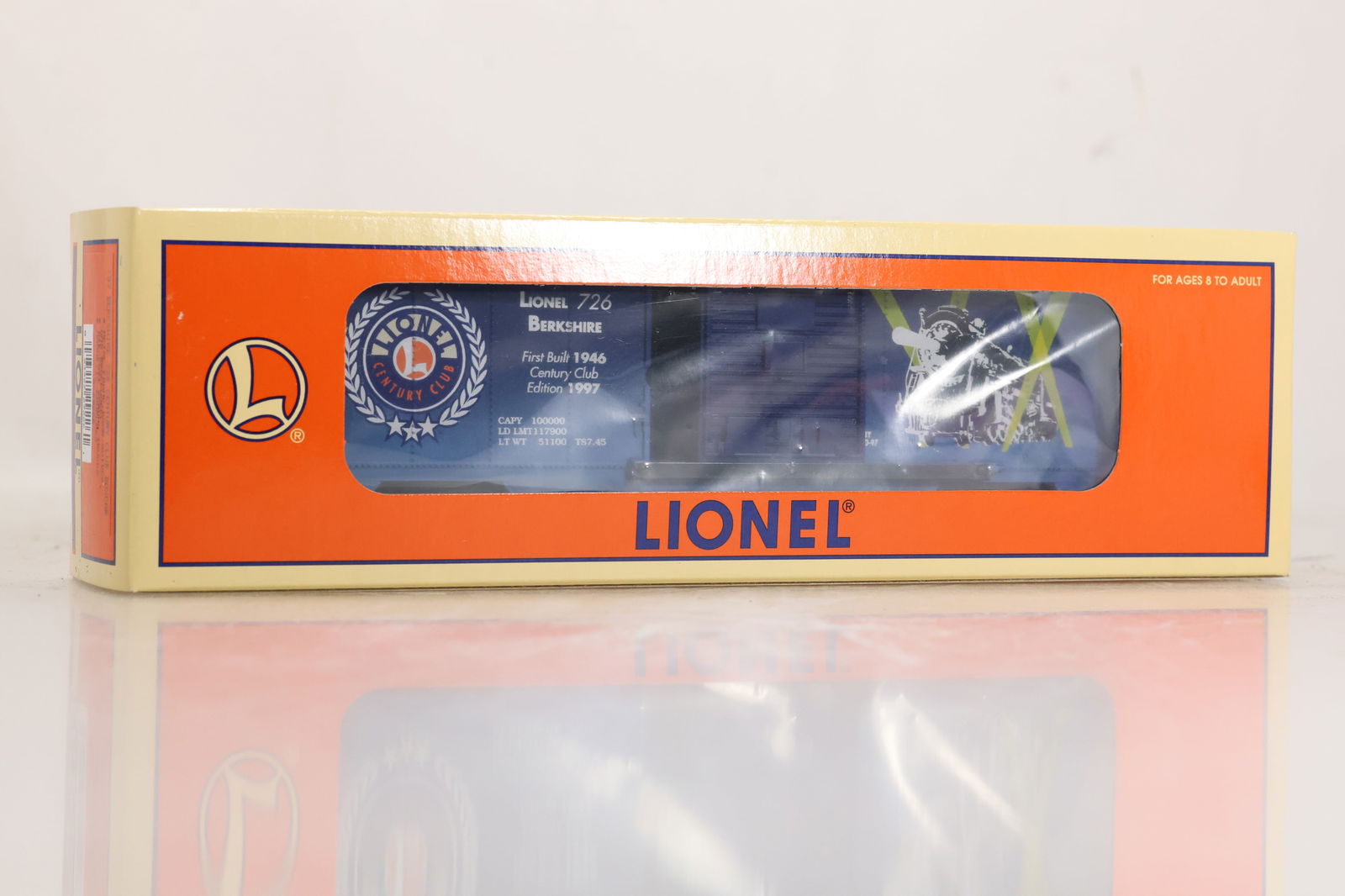Lionel 6-29229 Century Club '97 Berkshire 726 Box Car (1 of 7)