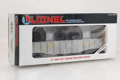 Lionel 6-16328 O Gauge Nickle Plate Road Gondola w/Cable Reels