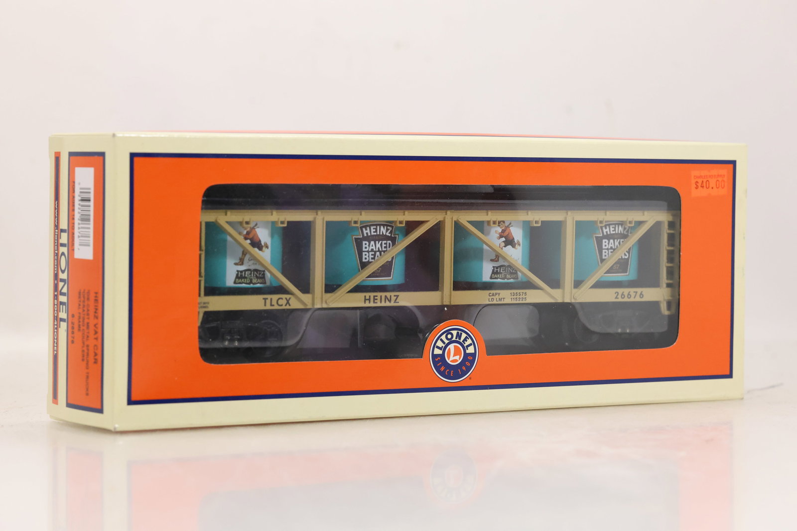 Lionel 6-26676 "Heinz" Baked Beans Vat Car (1 of 10)