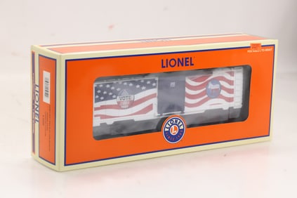 Lionel - 6-25059 Democrat 2016 Election Boxcar- O-Gauge