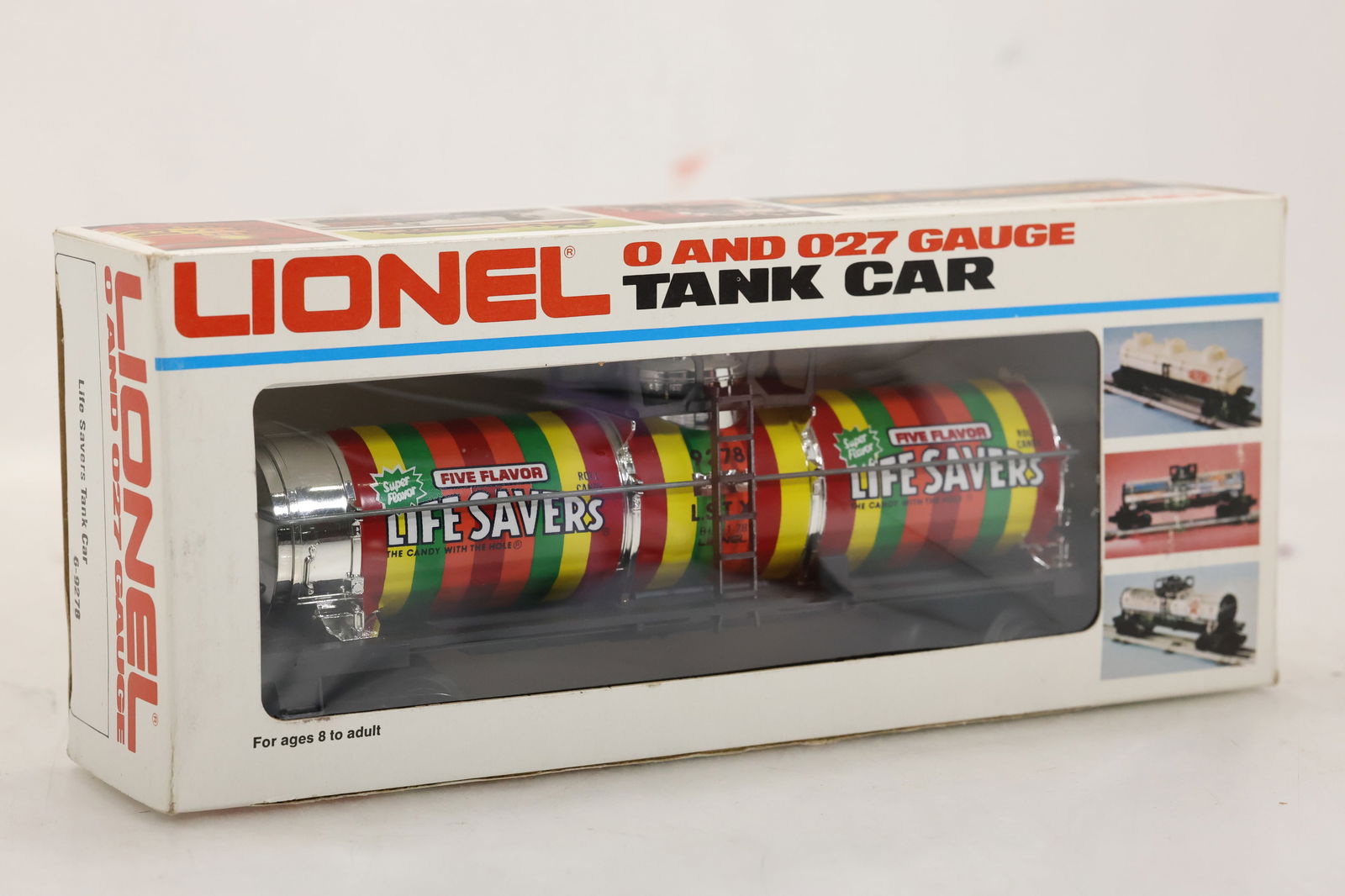 Lionel 6-9278 O Gauge Lifesavers Chrome Plated Single Dome Tank Car (1 of 8)