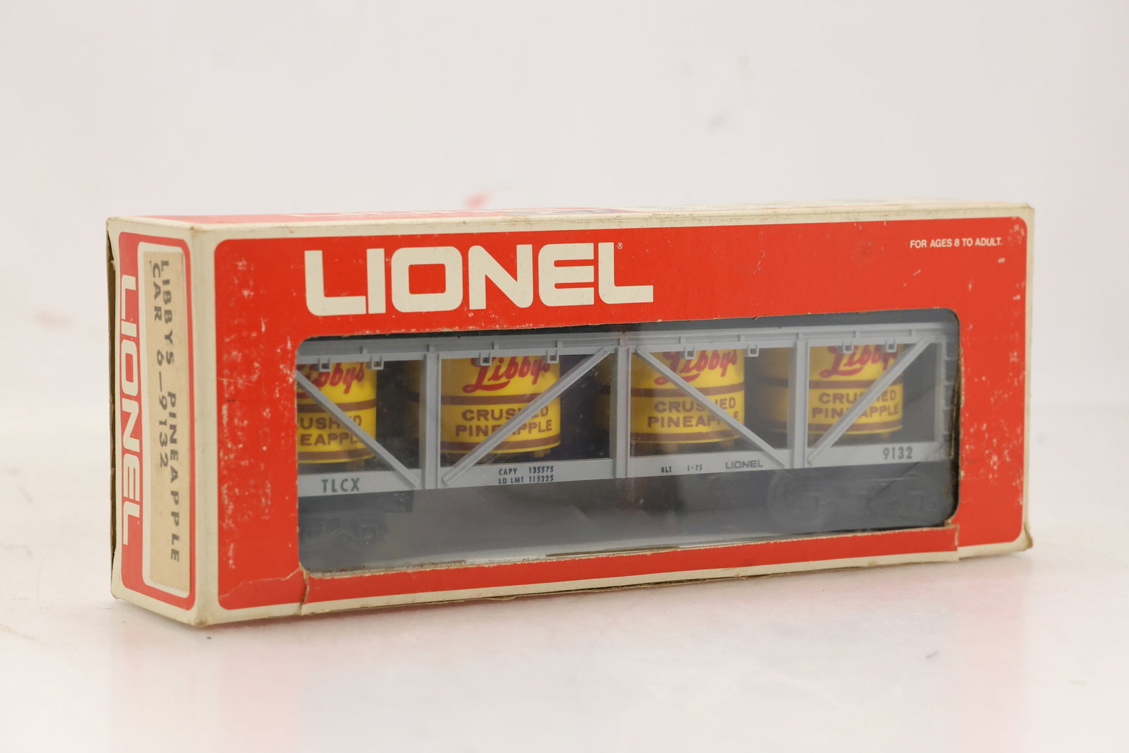 Lionel O Gauge Libby Pineapple Car 6-9132: Lionel O Gauge Libby Pineapple Car 6-9132 Size: 11.5 x 4.5