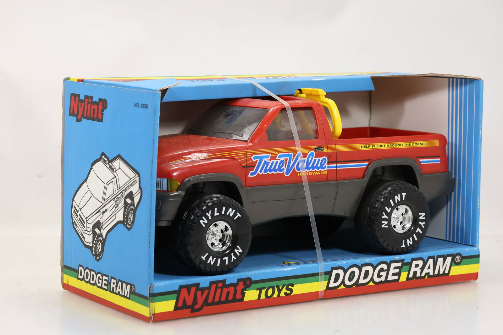 NYLINT Toys Dodge Ram Truck, True Value, in Box: NYLINT Toys Dodge Ram Truck, True Value, in Box. Size: 9 x 17x 8
