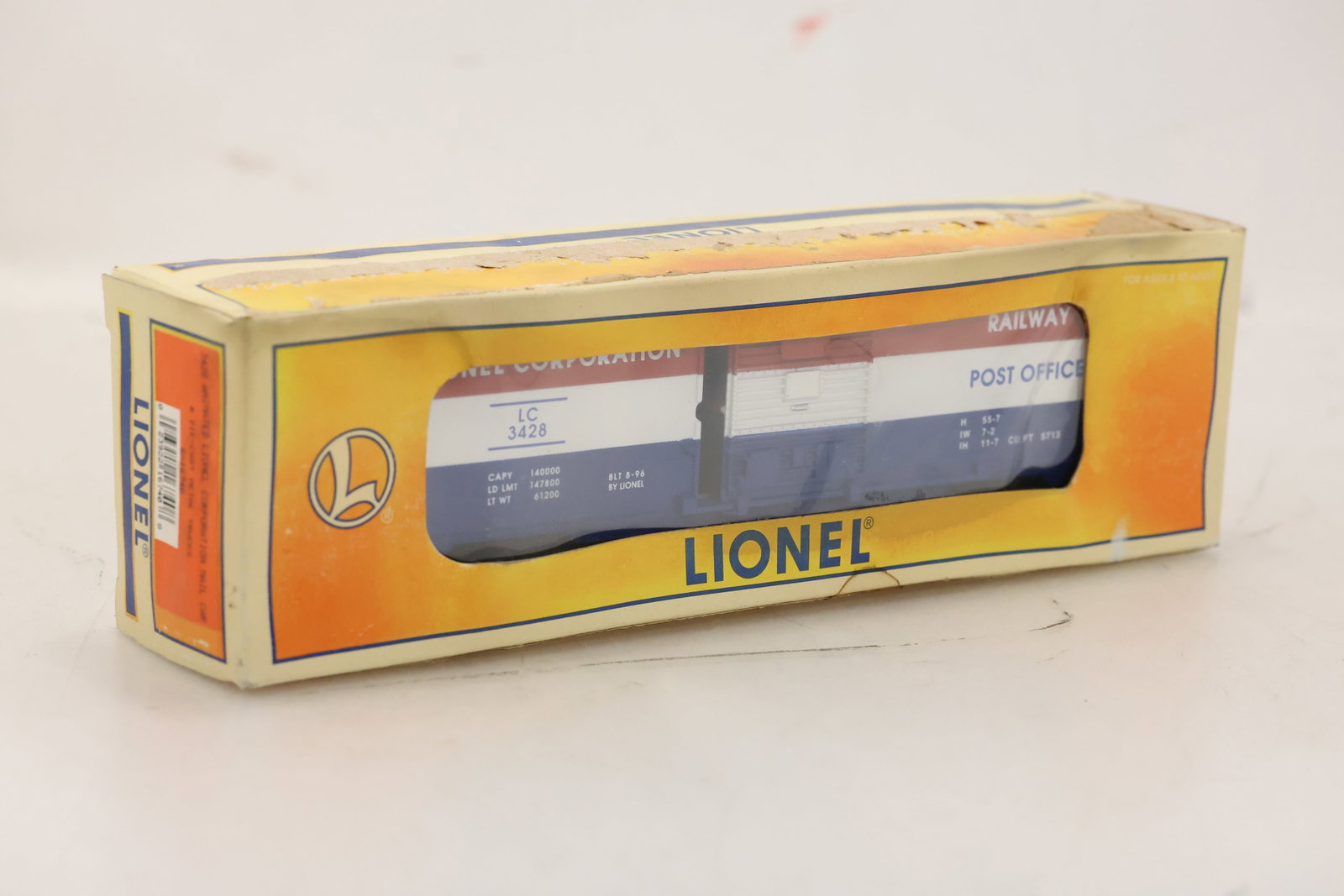 Lionel Train 3428 Animated Lionel Corporation Mail Car 6-16740: Lionel Train 3428 Animated Lionel Corporation Mail Car 6-16740 Size: 11.5 x 3.5 x 2.5