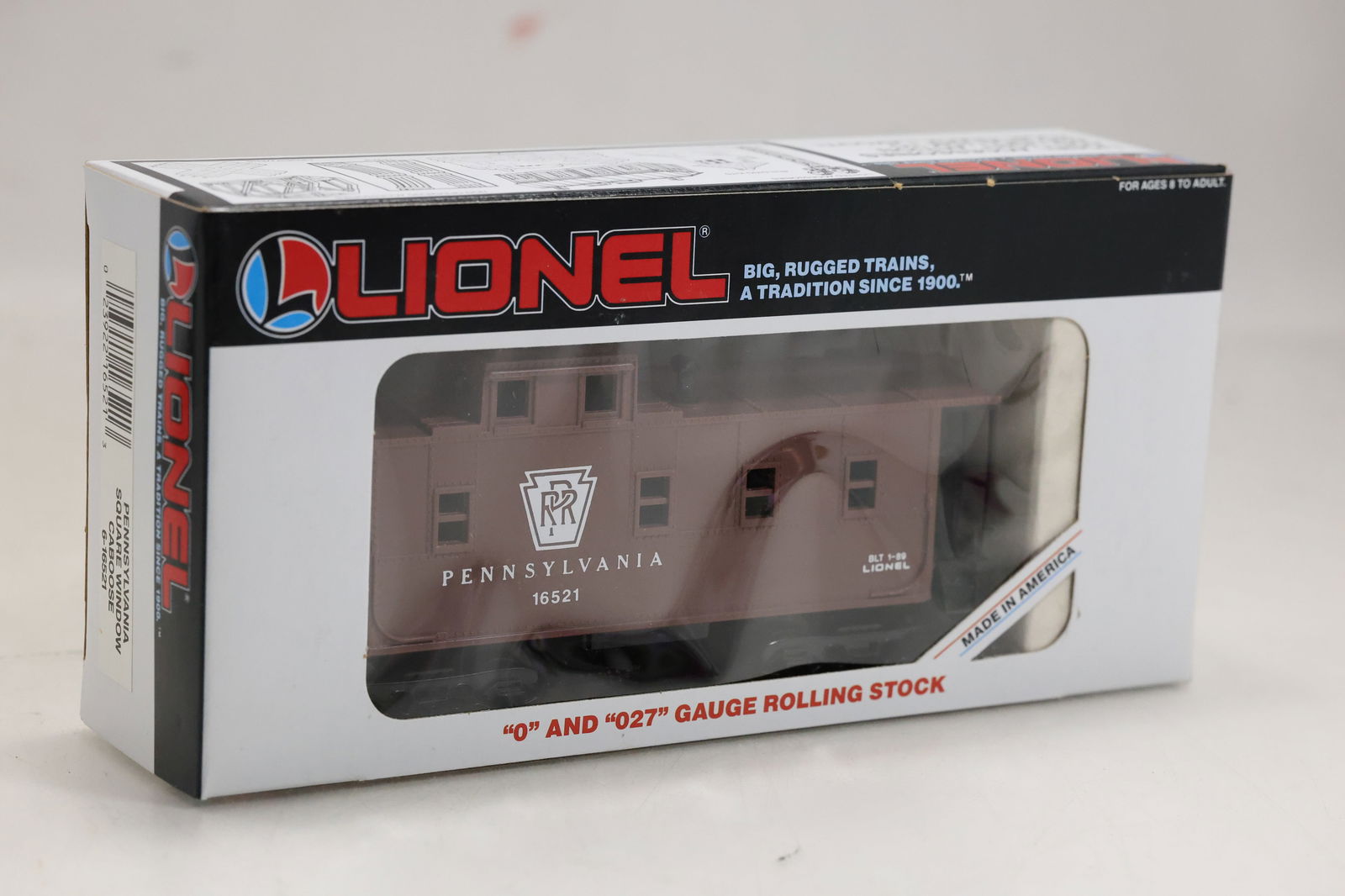1990 Vintage Lionel Pennsylvania Square Window Caboose 6-16521 (1 of 8)