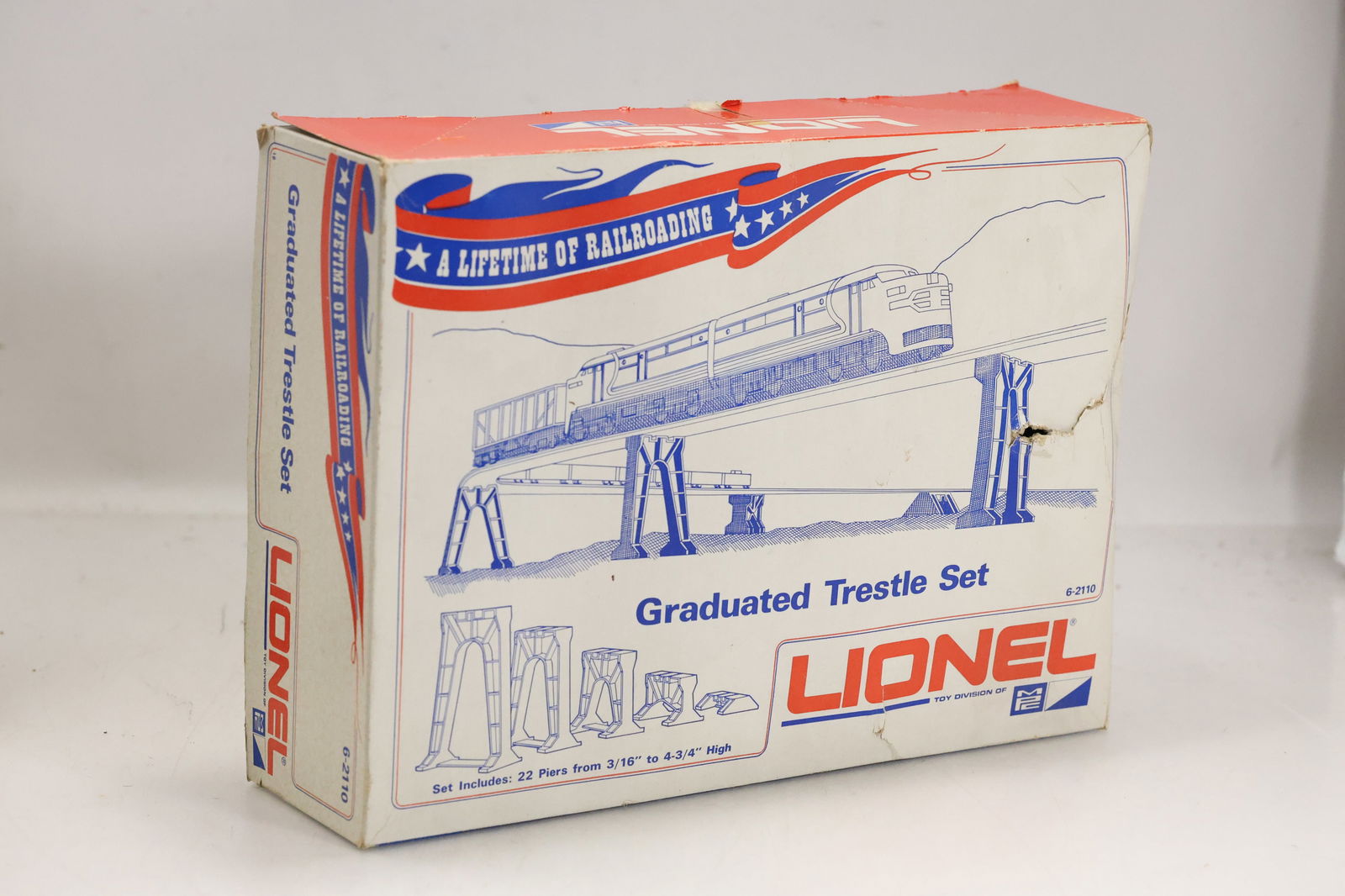 Lionel Graduated Trestle Set Model 6-2110 - A Lifetime of Railroading - Vintage Toy Division of MPC (1 of 7)