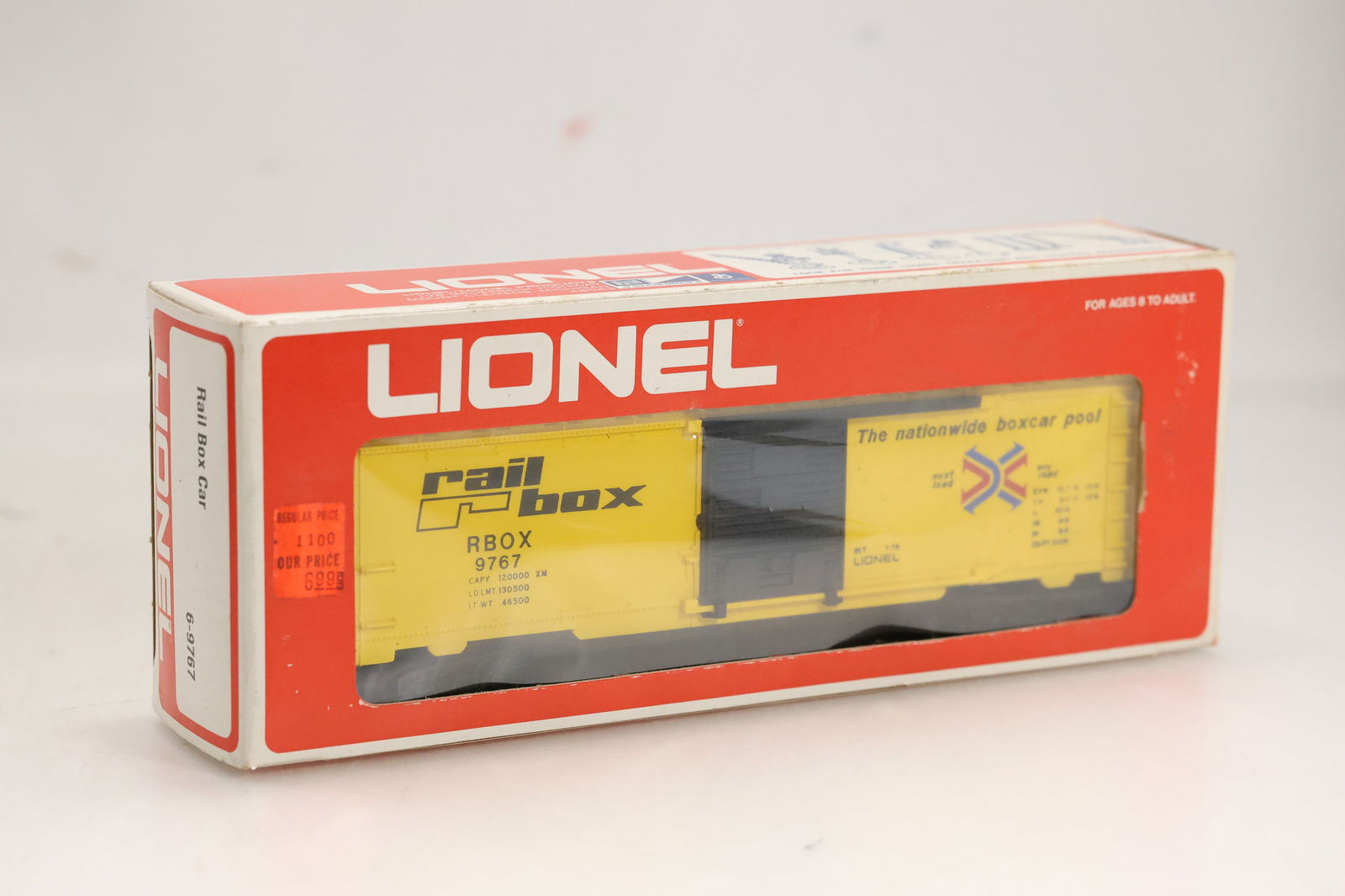 1976 Lionel Railbox Boxcar RBOX 9767 Model 6-9767 Yellow - Vintage Train Car (1 of 7)