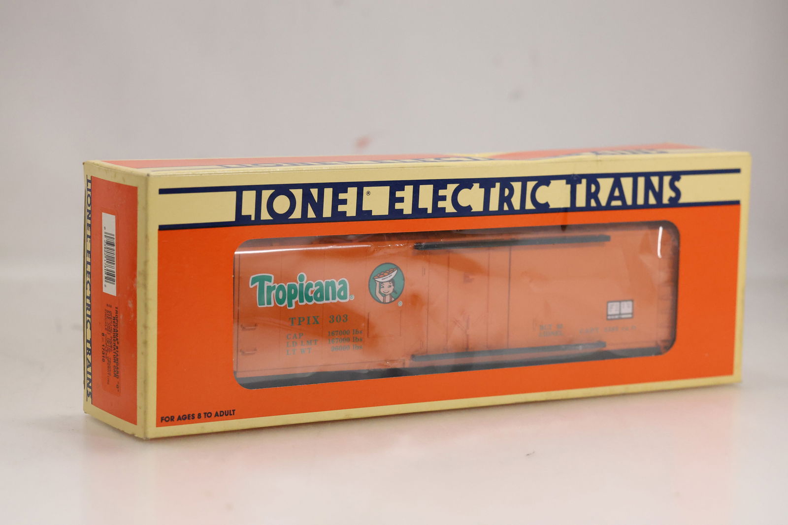 1993 Lionel Tropicana Refrigerator Car Model 6-17310 Standard "O" - Vintage Train Car (1 of 7)