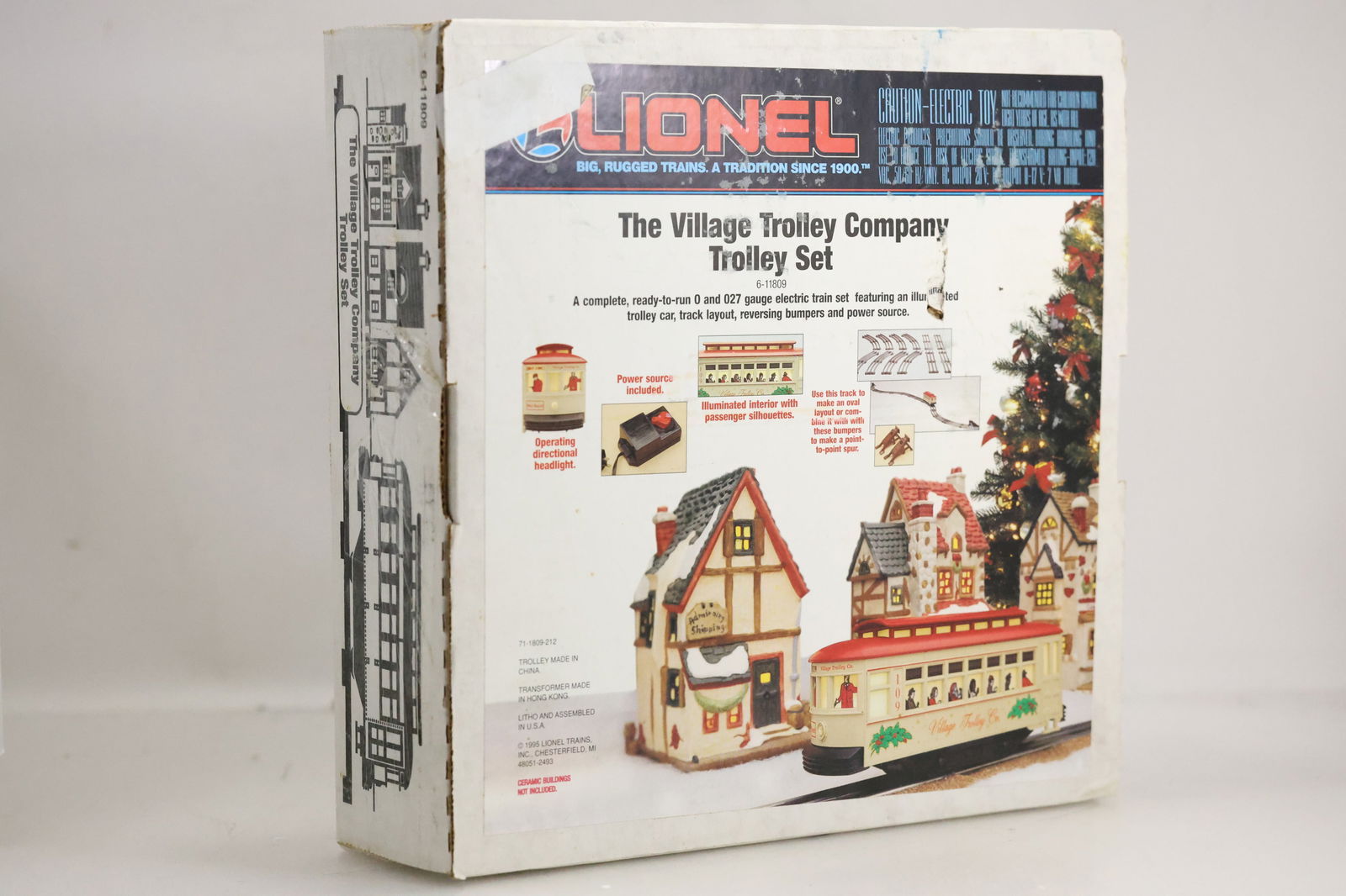 1995 Lionel 6-11809 Village Trolley Company Set - O/027 Gauge Electric Train (1 of 14)