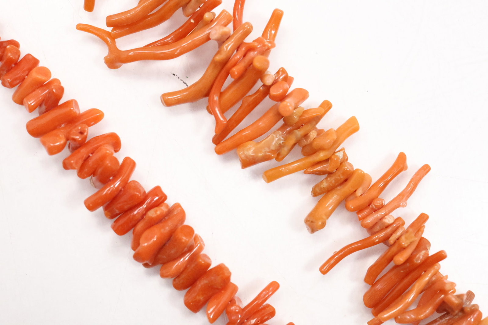 [2] Coral Branches Necklace [long tube] 19 in. & Coral Branches Necklace [short] 19 in. (1 of 16)