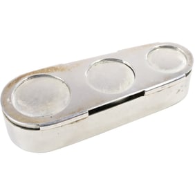 TIFFANY & CO MAKERS Sterling Silver, 66 grams, Coin Holder 3 in. x 2 in.