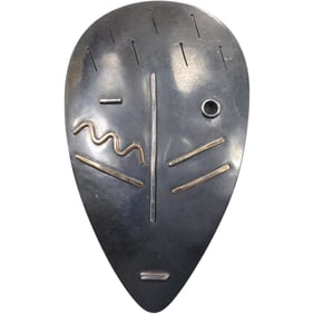 .925 Sterling Silver and 14K Gold Donchien PGMI Pin  2 3/4 in. x 1 1/2 in.