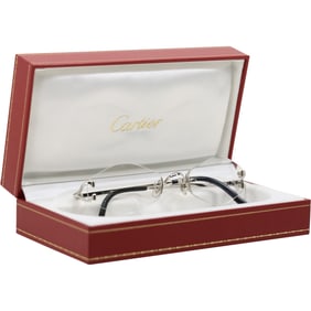 Cartier Reading Eyewear Glasses with Travel Case