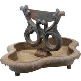 Victorian Cast Iron Boot Scraper  8 in. x 14 in. x 11 in.