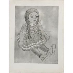 Unsigned Lithograph from Estate of Peter Passuntino [b. 1936 Illinois / France] Double Sided