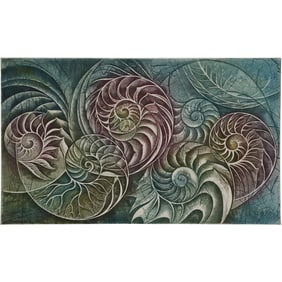 Signed EMILE Lithograph from Estate of Peter Passuntino [b. 1936 Illinois / France] NAITILUS