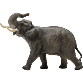 Vintage Beswick England Porcelain Elephant Trunk Up Tusks 12 inches height x 16 inches length