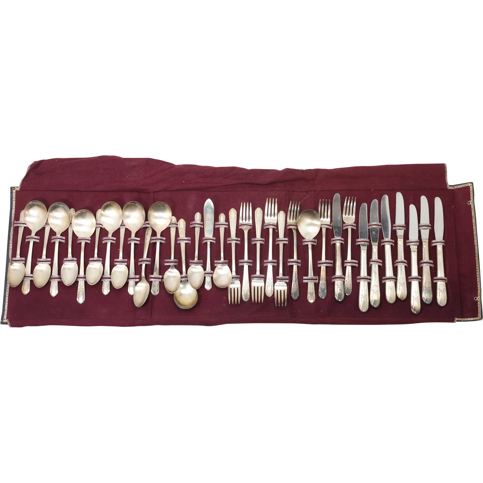 William Rogers Silver Plate Flatware Set - See Pictures for Item Count (1 of 20)