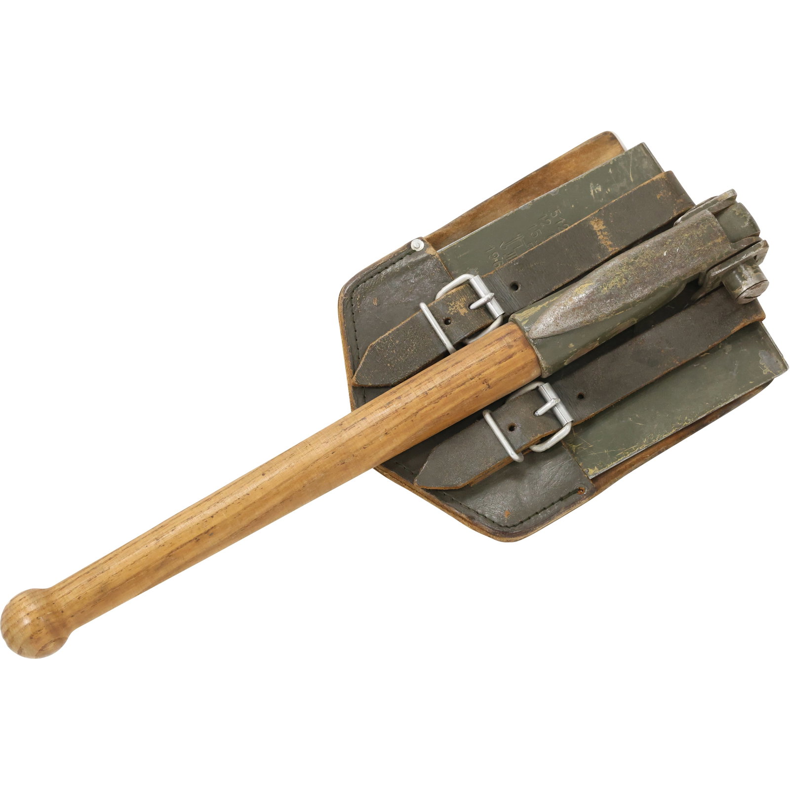 1965 Military Shovel Pick Trenching Tool 5120 12-121 1532 Vietnam W/ Sheath: 1965 Military Shovel Pick Trenching Tool 5120 12-121 1532 Vietnam W/ Sheath. size: 17 h 6.5 w folded S:C
