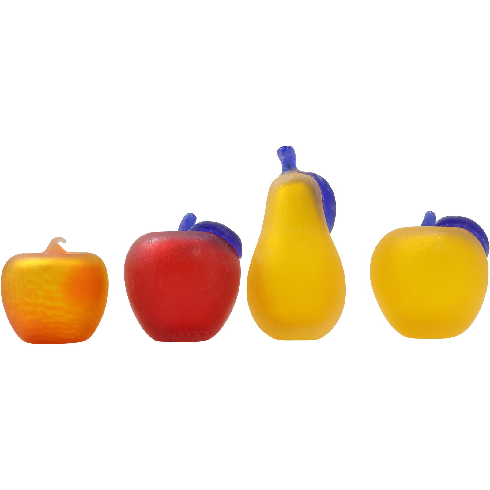 4 Assorted Signed FRANCO MORETTI MURANO ART GLASS FRUIT FIGURINES (1 of 15)