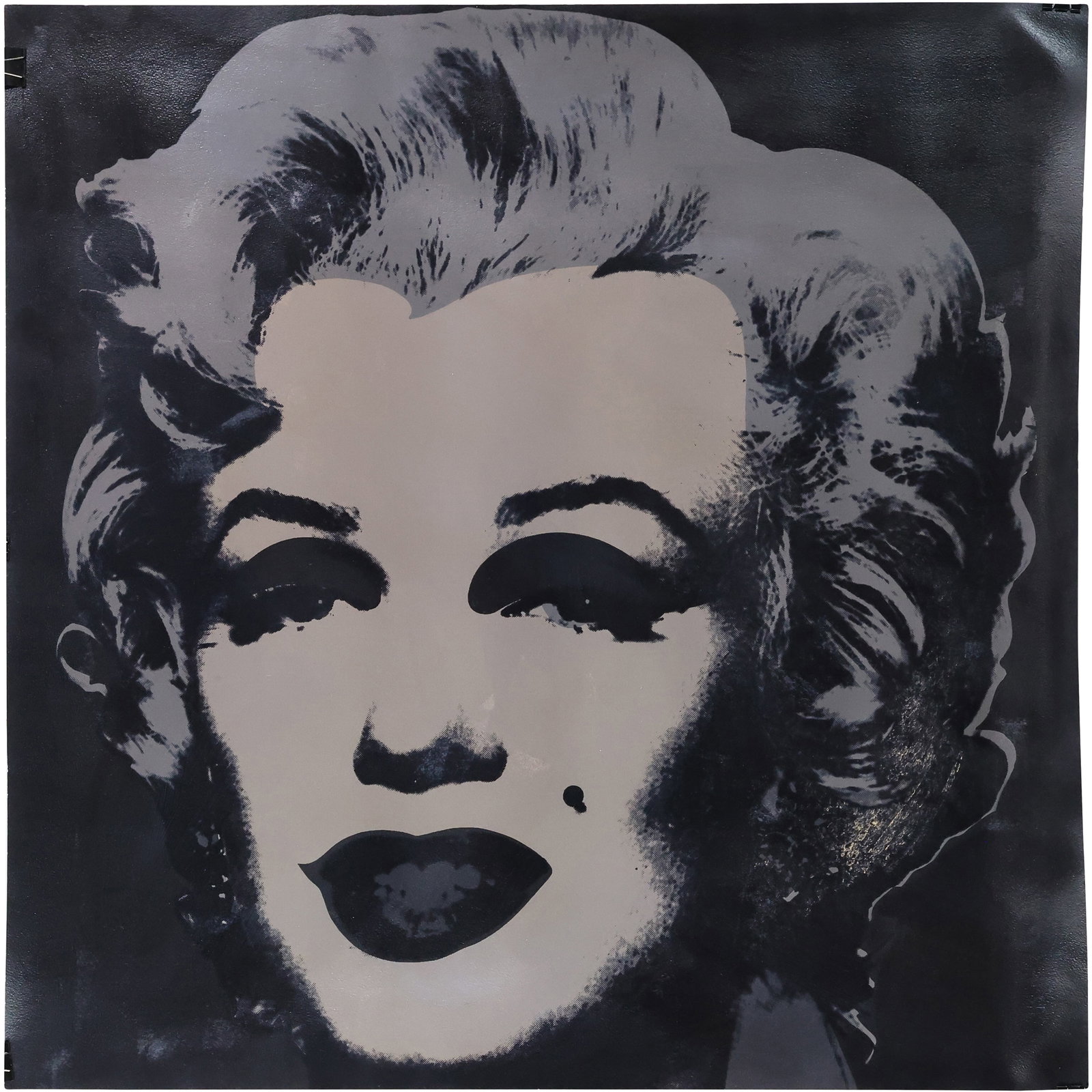 ANDY WARHOL, "Marilyn Monroe", 36 in. x 36 in. Poster bears Signature on Verso, See Pictures (1 of 13)