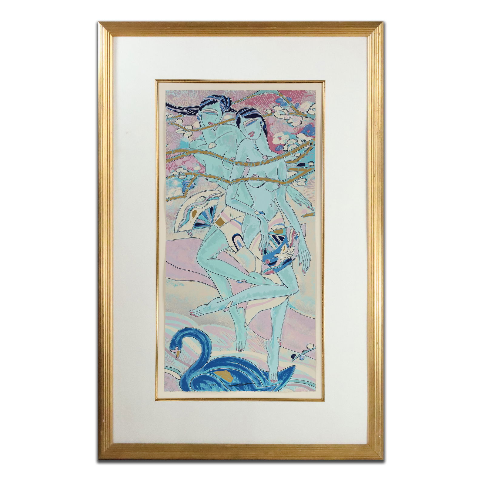 Yamin Young - "Cherry Blossom" Limited Edition Serigraph, Signed & Numbered 210/275 (1 of 14)