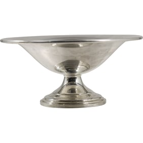 Sterling Silver Weighted Compote Candy Dish 3 in. height x 6.25 in wide