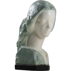 VINCENT GLINSKY (RUSSIAN, 1895-1975) Sculpture of a Woman Bust 11 in. height, hard composite