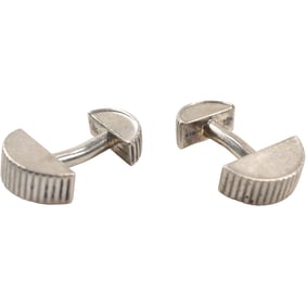 TIFFANY & CO .925 Sterling Silver 2003 Cufflinks 1 in. x 1/4 in.