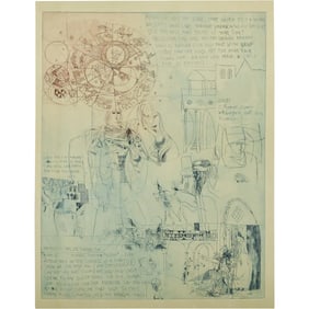 ADAM WURTZ (1927-1994, Budapest) Surrealism Lithograph 97/100, 5. Romeo and Juliet