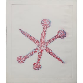 Unigned Lithograph from Estate of Peter Passuntino [b. 1936 Illinois / France] Jax