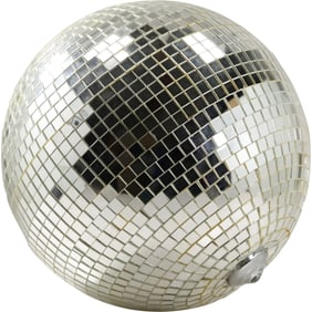 Vintage Mirrored Small Squares DISCO BALL 12 inches diameter, Pop Culture