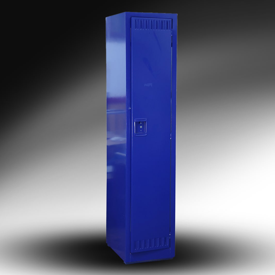 Rare Louis Vuitton Store Prop Tall Metal Locker – Blue Themed Pop-Up - Never Unwrapped with Label (1 of 13)