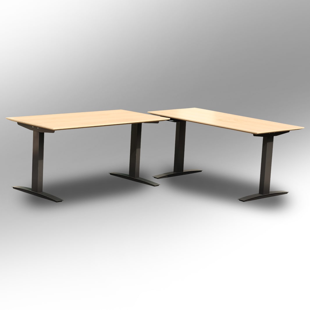 2 HERMAN MILLER Industrial Desks / Work Tables [Everywhere [was ivy]" Original Label 60 in. length (1 of 14)